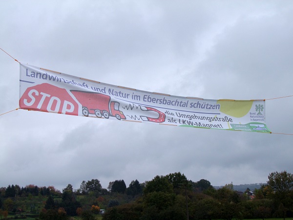 Aktionen STOPPT die Umfahrung Neunkirchen Landwirte gemeinsam mit BUND Naturschutz